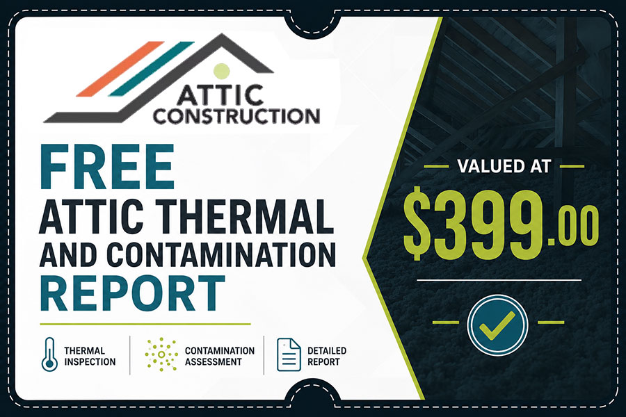 Complimentary Attic Thermal and Contamination Report